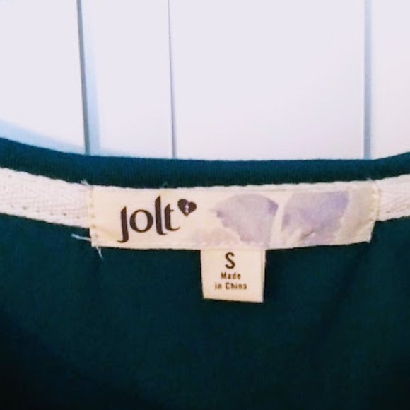 BLOUSE*SLEEVELESS*TEAL COLOR*AZTEC PRINT*WOMEN SIZE S*BY JOLT*NWOT. - Picture 4 of 6